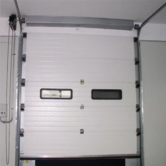 Porte sectionnelle en métal de fenêtre en aluminium ignifuge horizontale de volet de rouleau